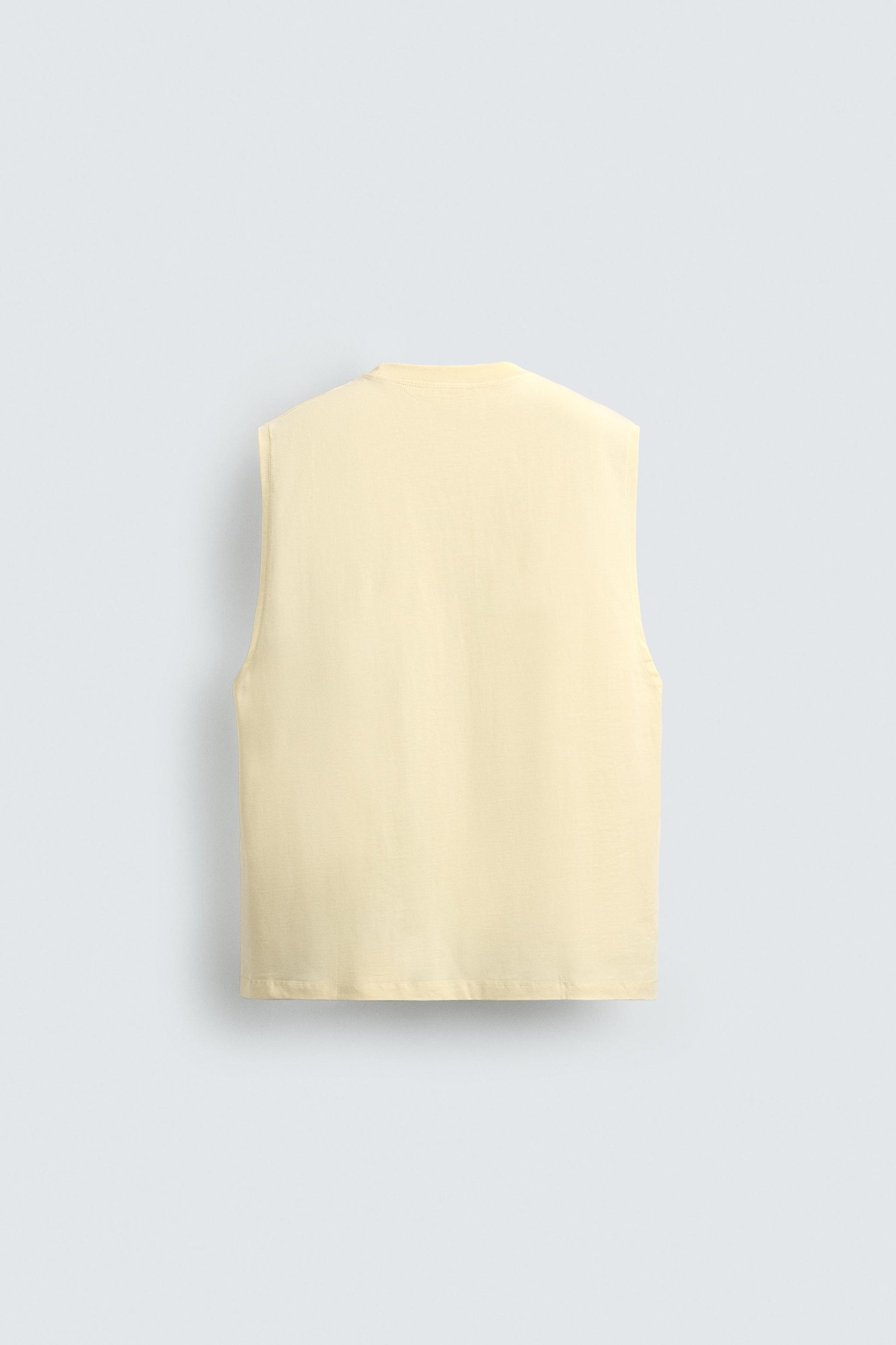 T-SHIRT DE ALÇAS LAVADA