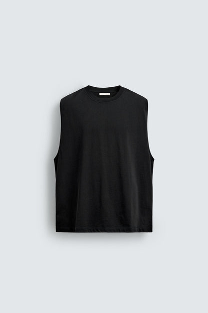 T-SHIRT DE ALÇAS LAVADA
