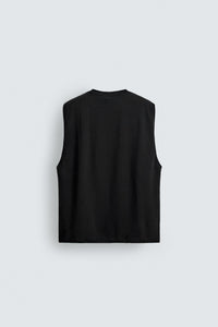 T-SHIRT DE ALÇAS LAVADA