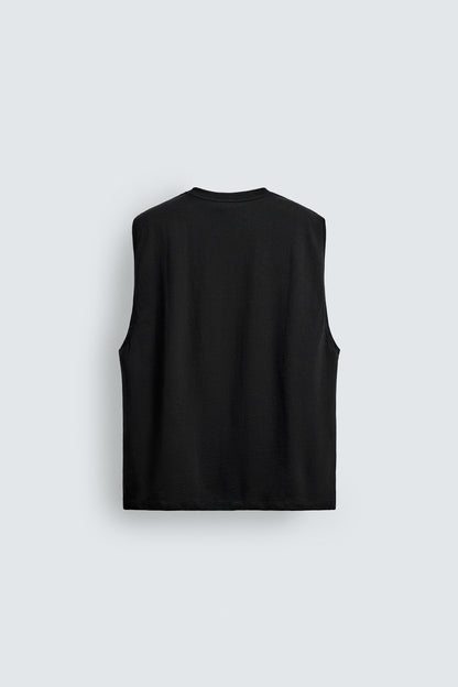 T-SHIRT DE ALÇAS LAVADA