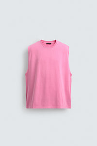 T-SHIRT DE ALÇAS LAVADA