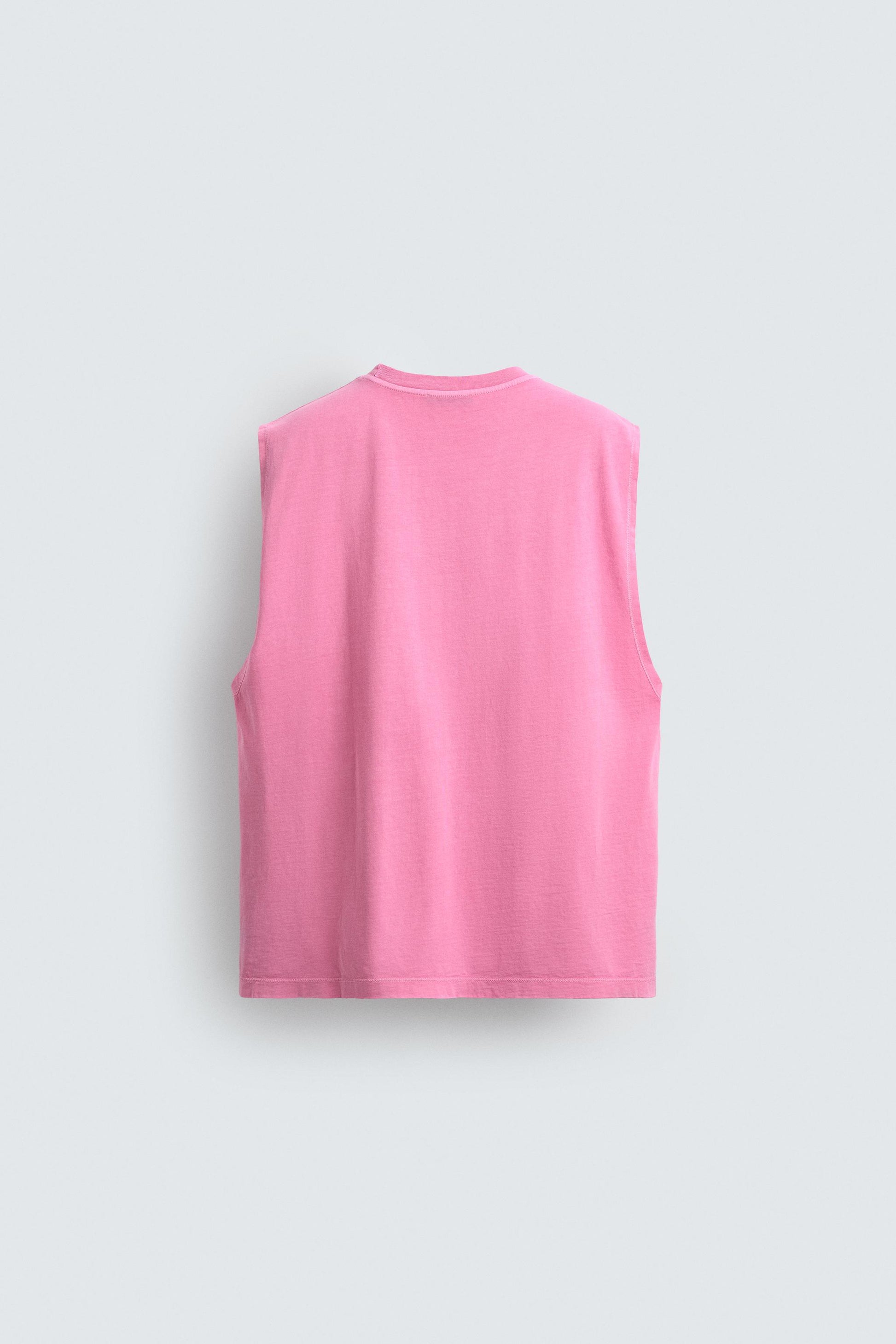 T-SHIRT DE ALÇAS LAVADA