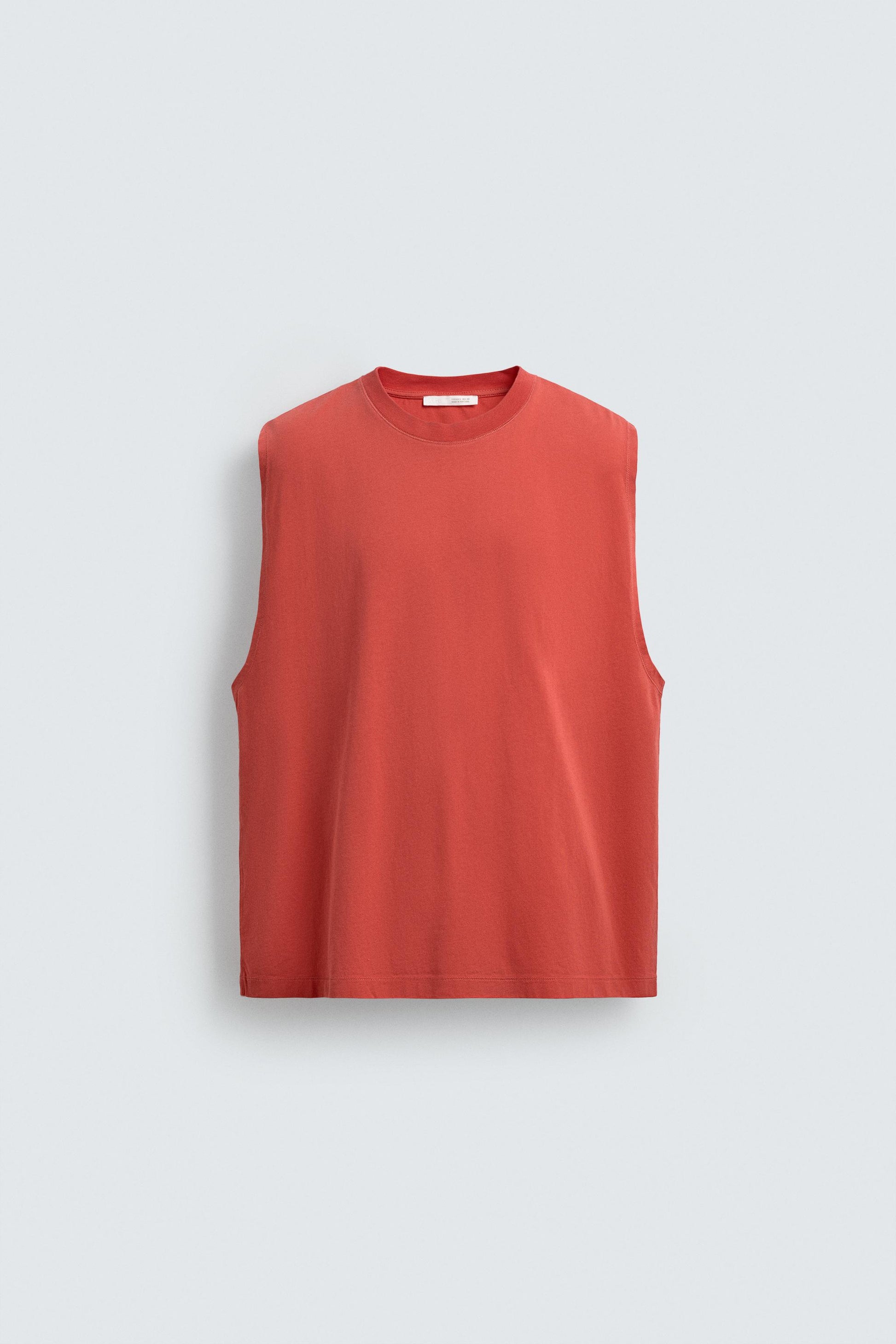 T-SHIRT DE ALÇAS LAVADA