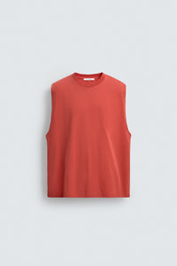 T-SHIRT DE ALÇAS LAVADA