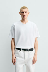 T-SHIRT HEAVYWEIGHT DE MANGA CURTA