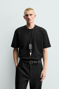 T-SHIRT HEAVYWEIGHT DE MANGA CURTA