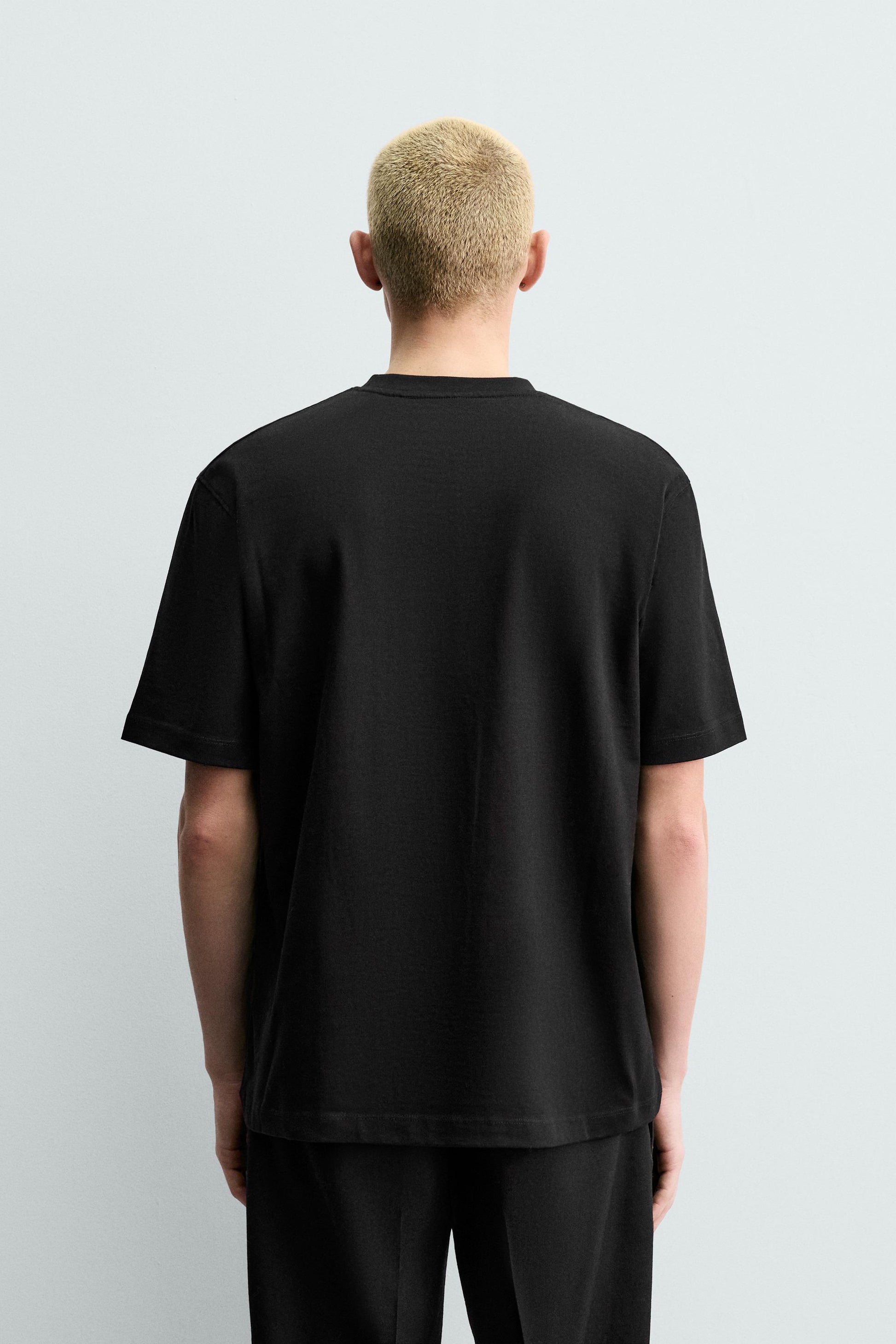 T-SHIRT HEAVYWEIGHT DE MANGA CURTA
