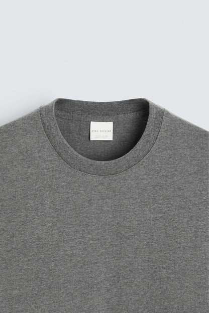 T-SHIRT HEAVYWEIGHT DE MANGA CURTA