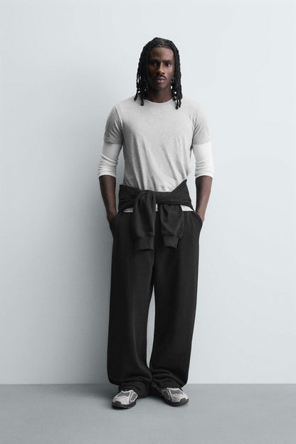 CALÇAS JOGGER RELAXED FIT BÁSICAS
