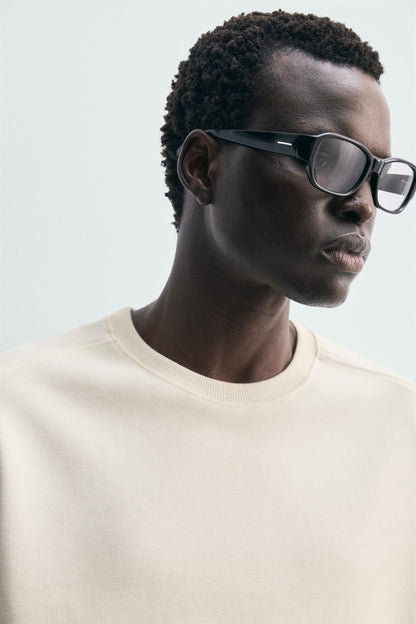 SWEATSHIRT RELAXED FIT INTERLOCK