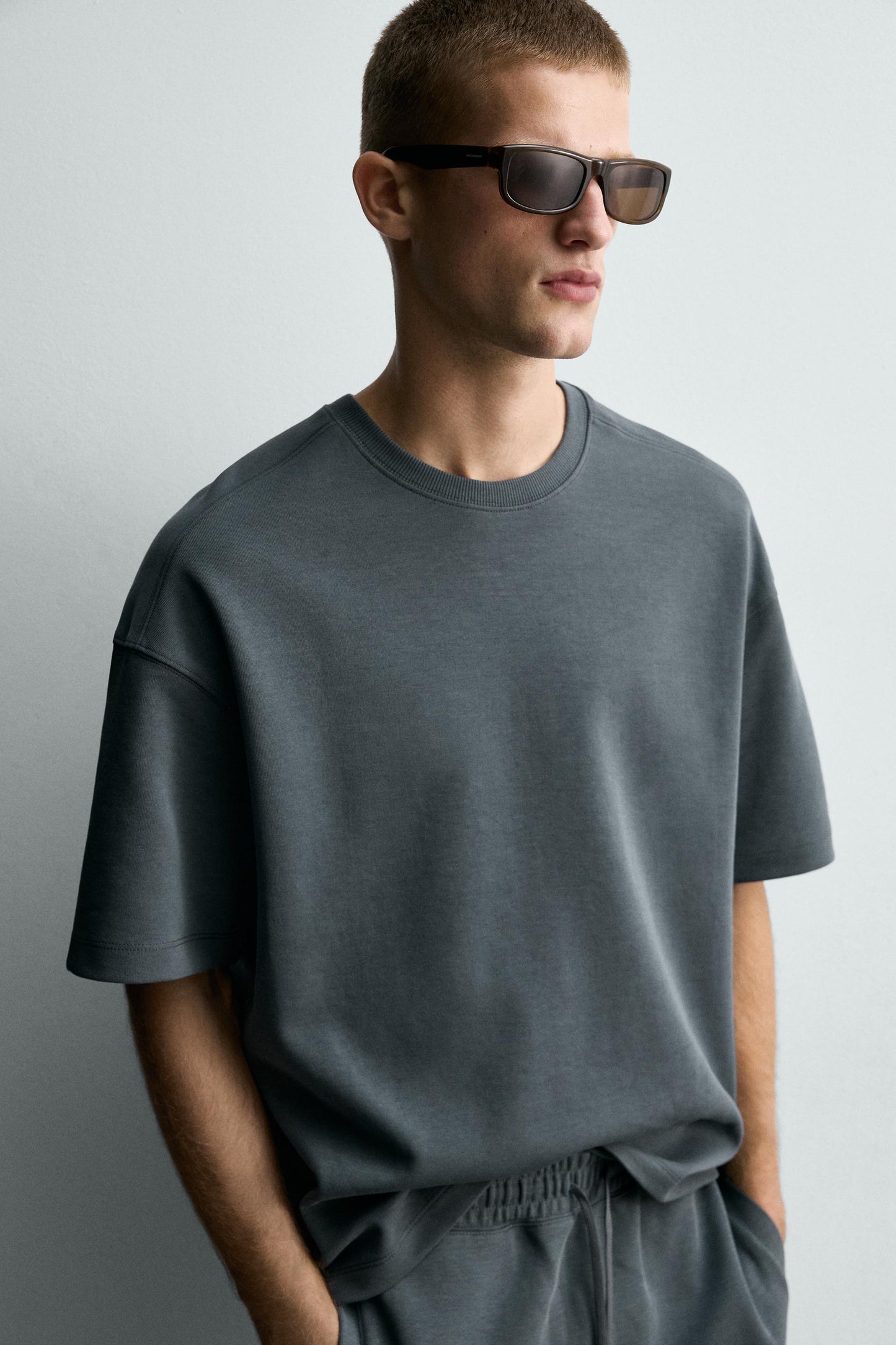 SWEATSHIRT RELAXED FIT INTERLOCK