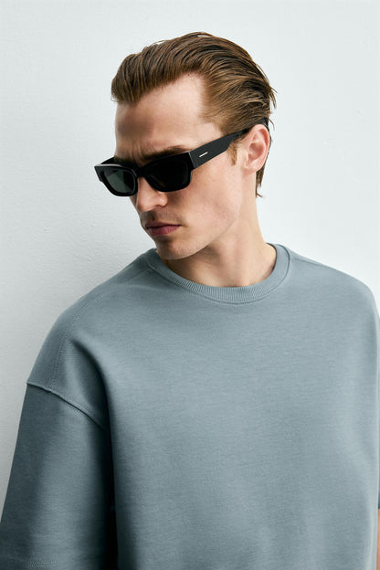 SWEATSHIRT RELAXED FIT INTERLOCK