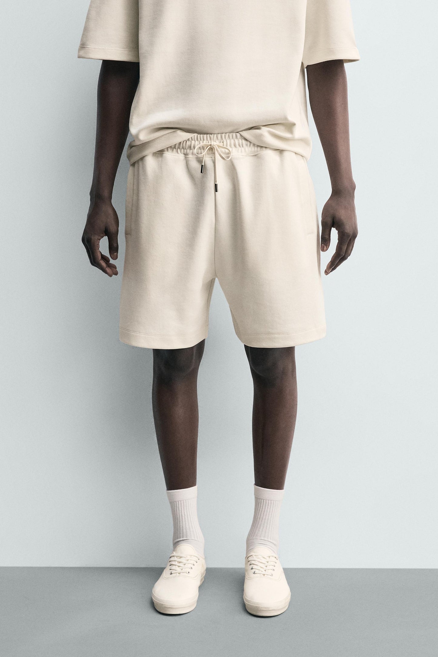 CALÇÕES BERMUDA JOGGER RELAX FIT INTERLOCK