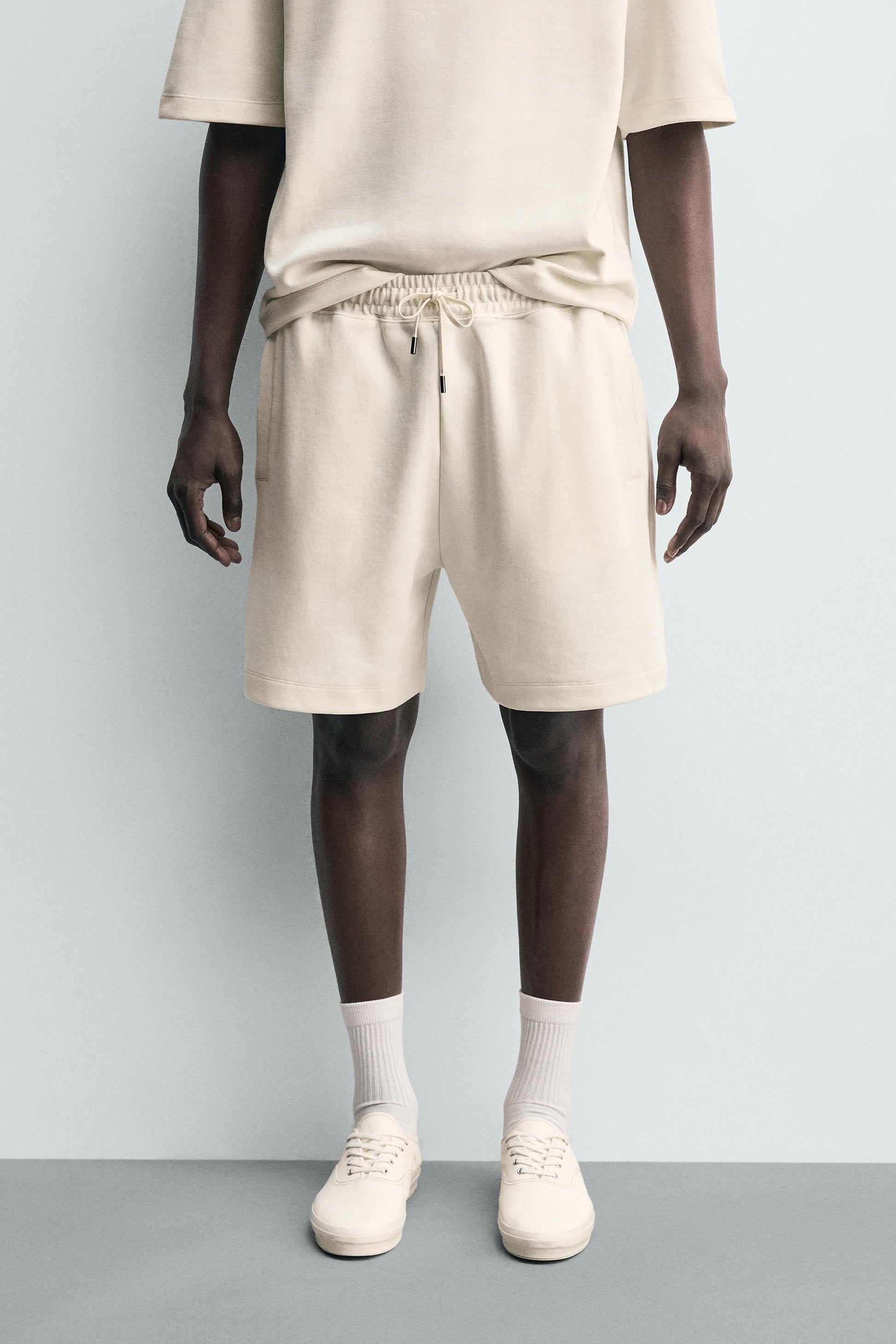 CALÇÕES BERMUDA JOGGER RELAX FIT INTERLOCK