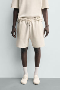 CALÇÕES BERMUDA JOGGER RELAX FIT INTERLOCK
