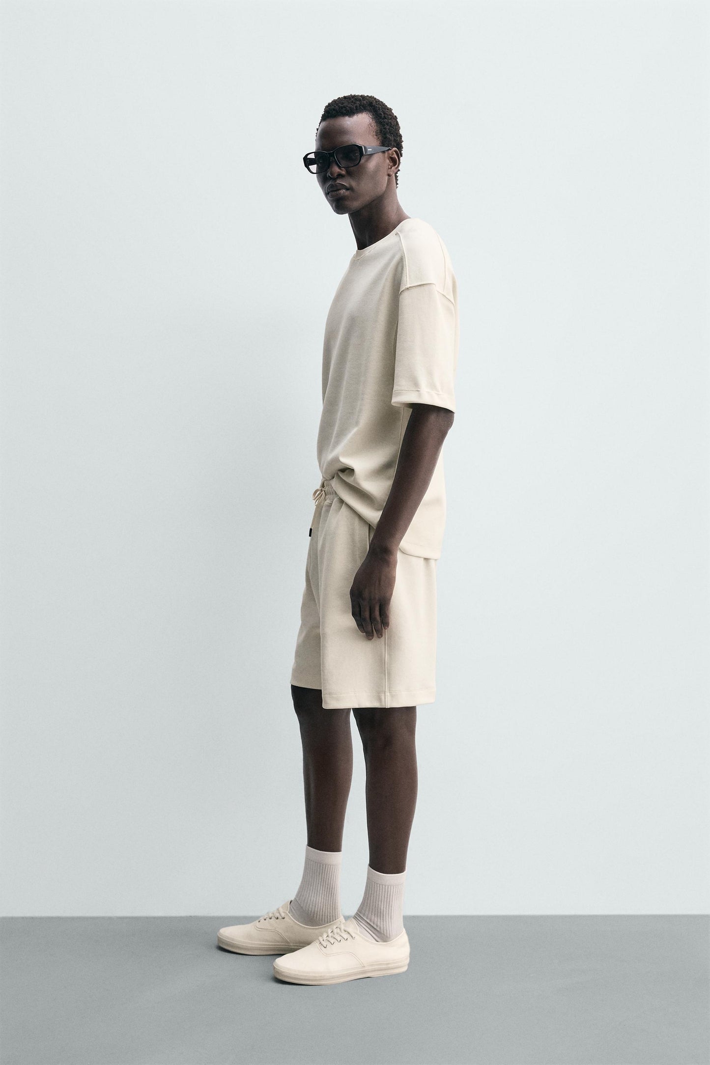 CALÇÕES BERMUDA JOGGER RELAX FIT INTERLOCK