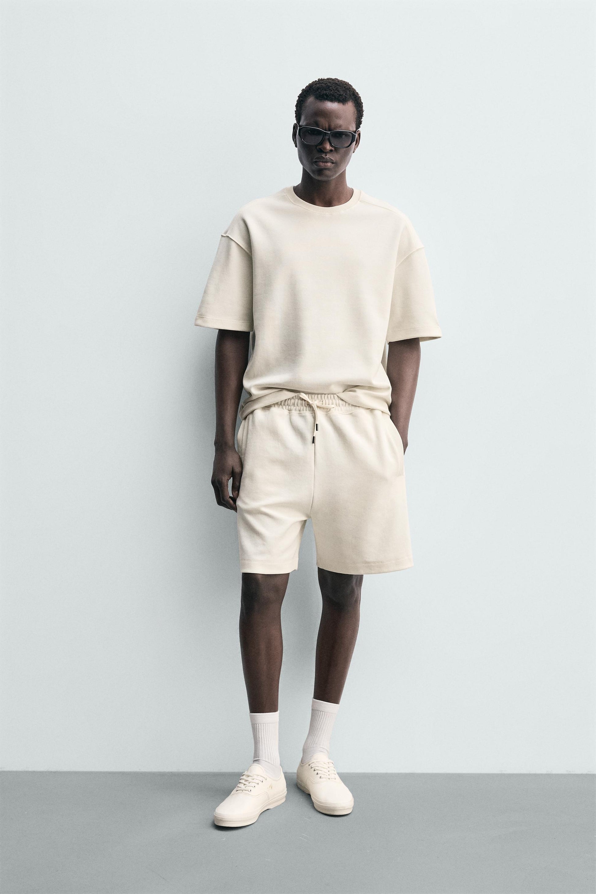 CALÇÕES BERMUDA JOGGER RELAX FIT INTERLOCK
