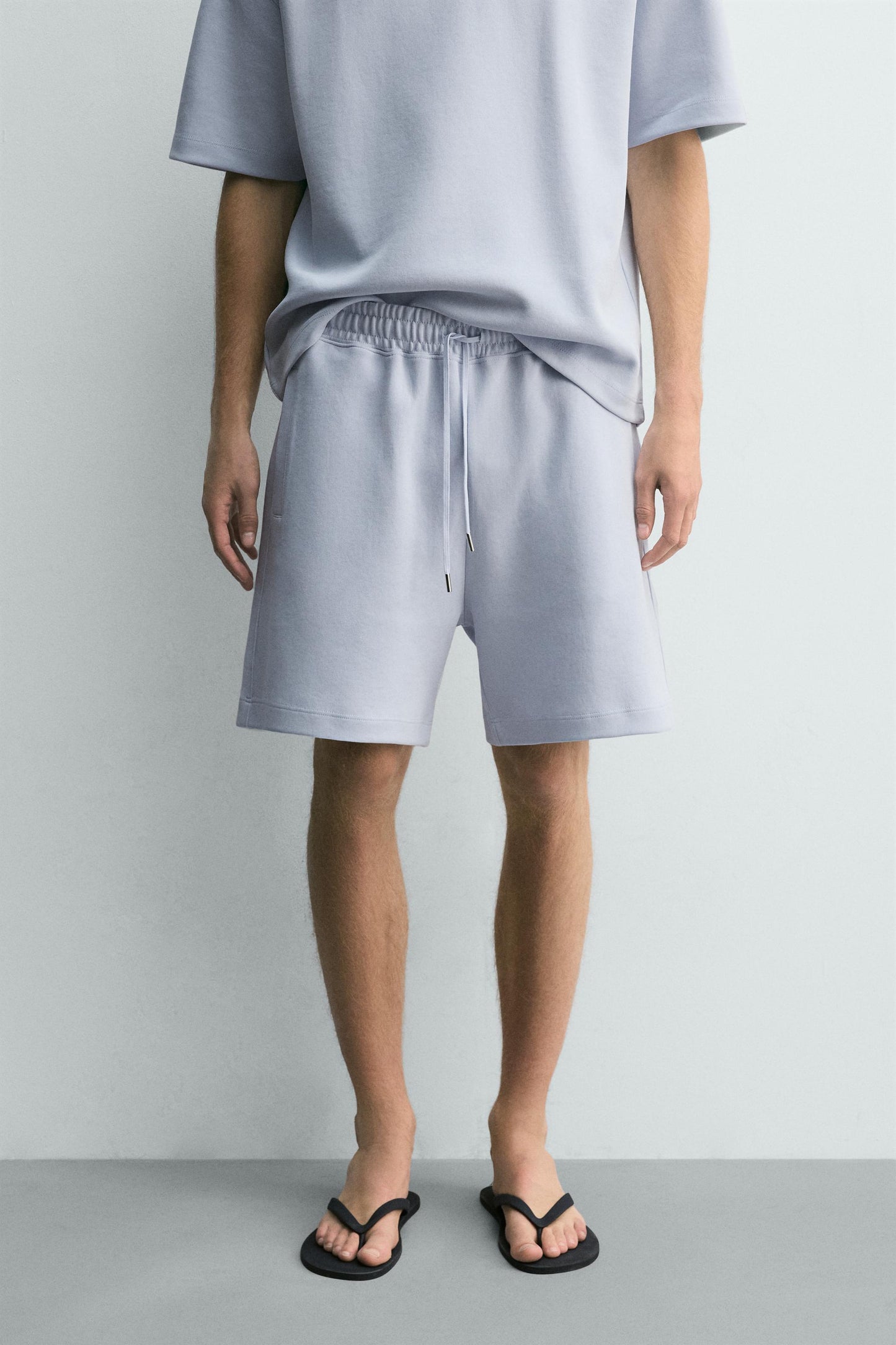 CALÇÕES BERMUDA JOGGER RELAX FIT INTERLOCK