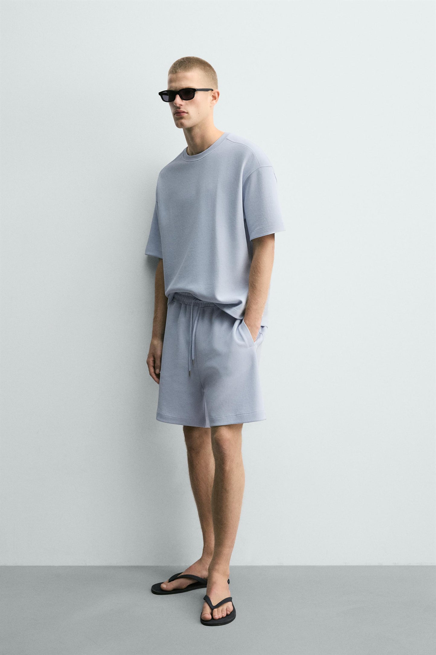CALÇÕES BERMUDA JOGGER RELAX FIT INTERLOCK
