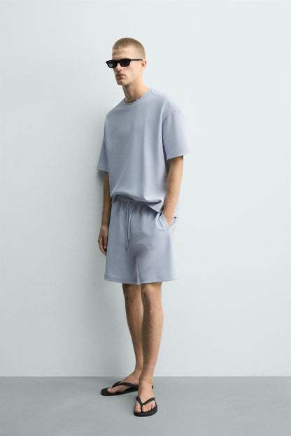 CALÇÕES BERMUDA JOGGER RELAX FIT INTERLOCK