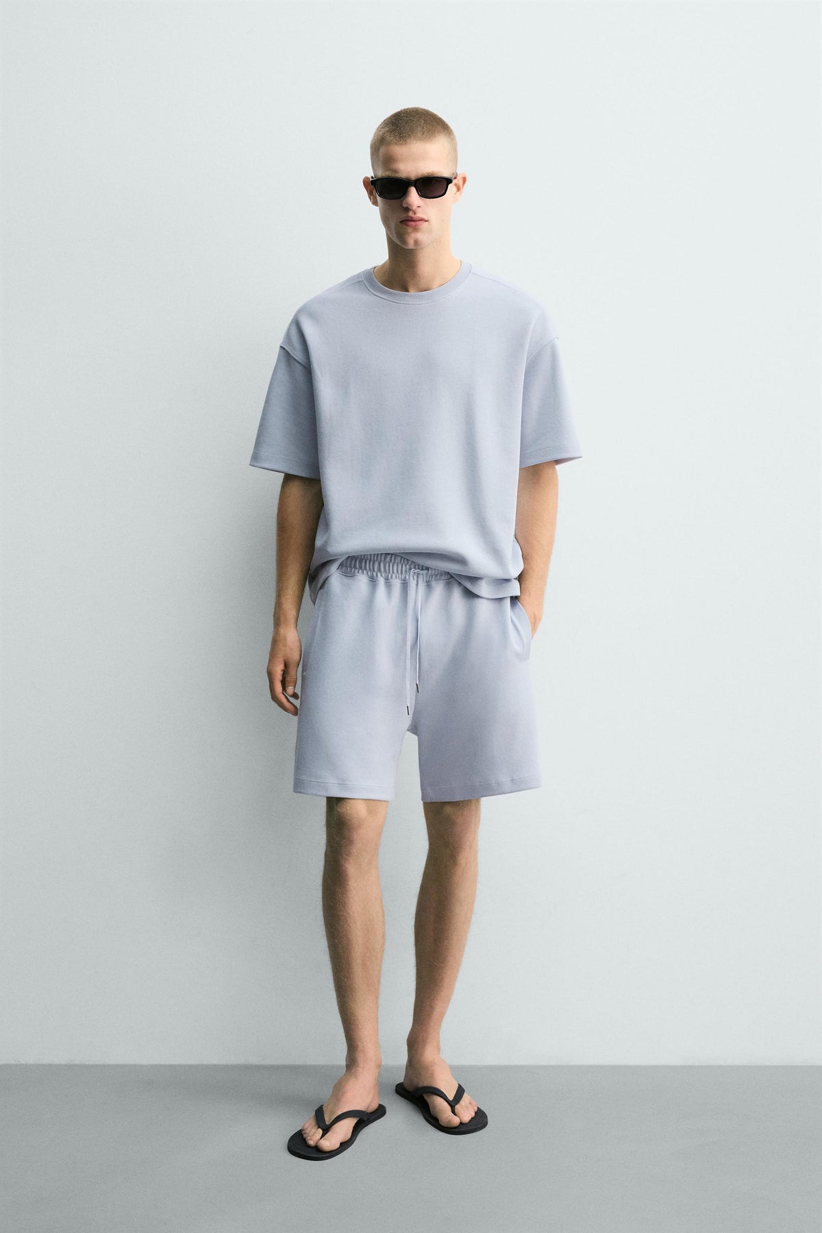 CALÇÕES BERMUDA JOGGER RELAX FIT INTERLOCK