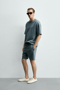 CALÇÕES BERMUDA JOGGER RELAX FIT INTERLOCK