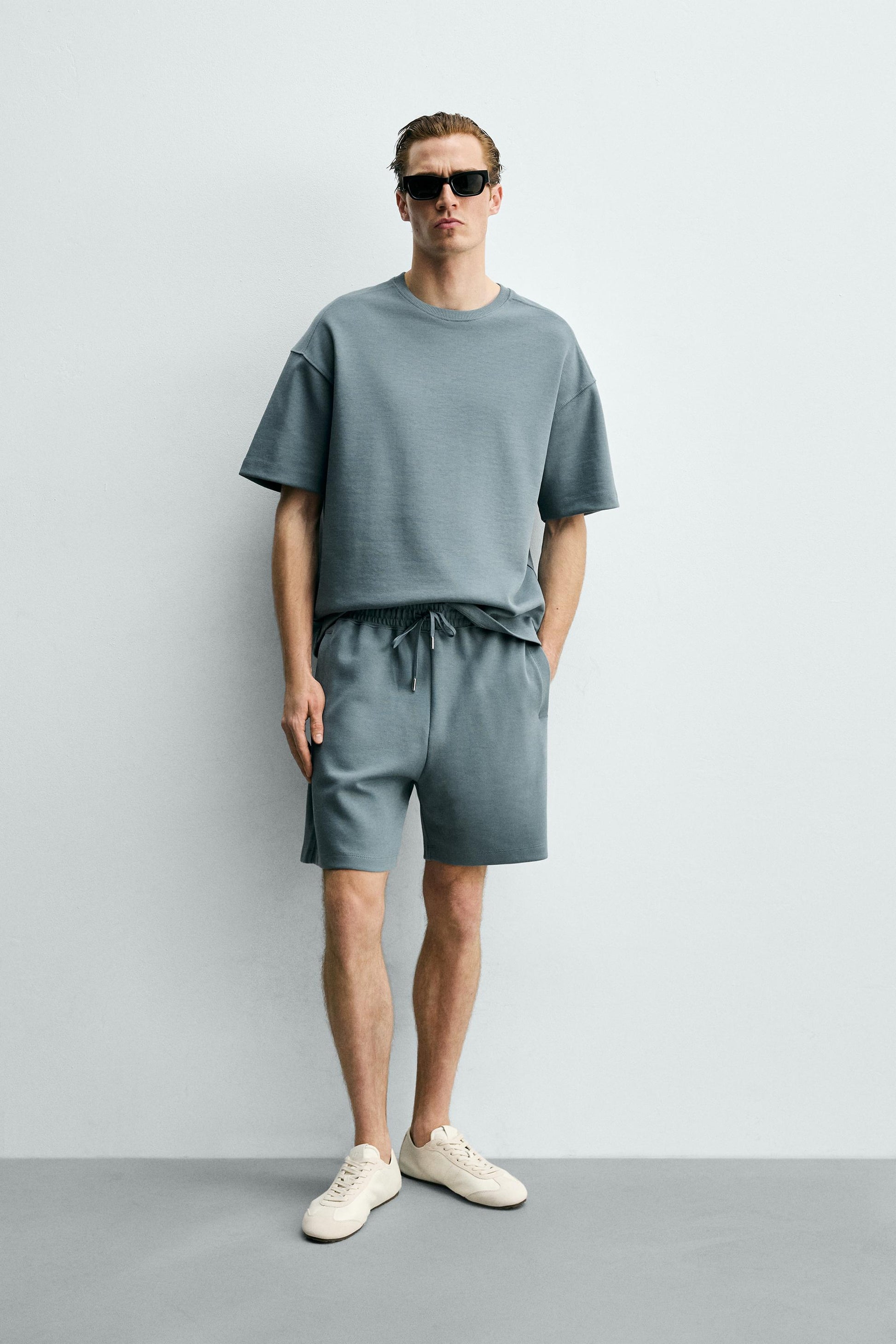 CALÇÕES BERMUDA JOGGER RELAX FIT INTERLOCK