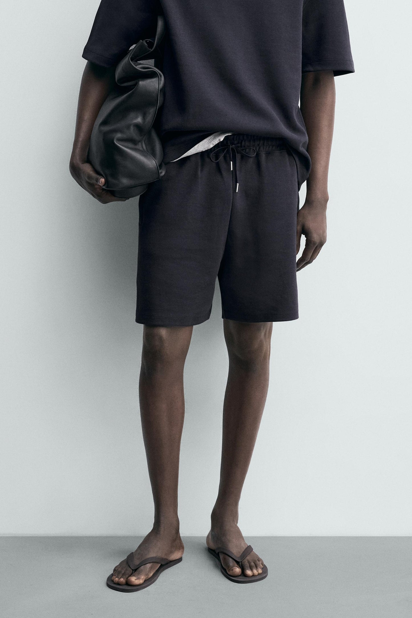 CALÇÕES BERMUDA JOGGER RELAX FIT INTERLOCK