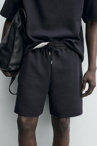 CALÇÕES BERMUDA JOGGER RELAX FIT INTERLOCK