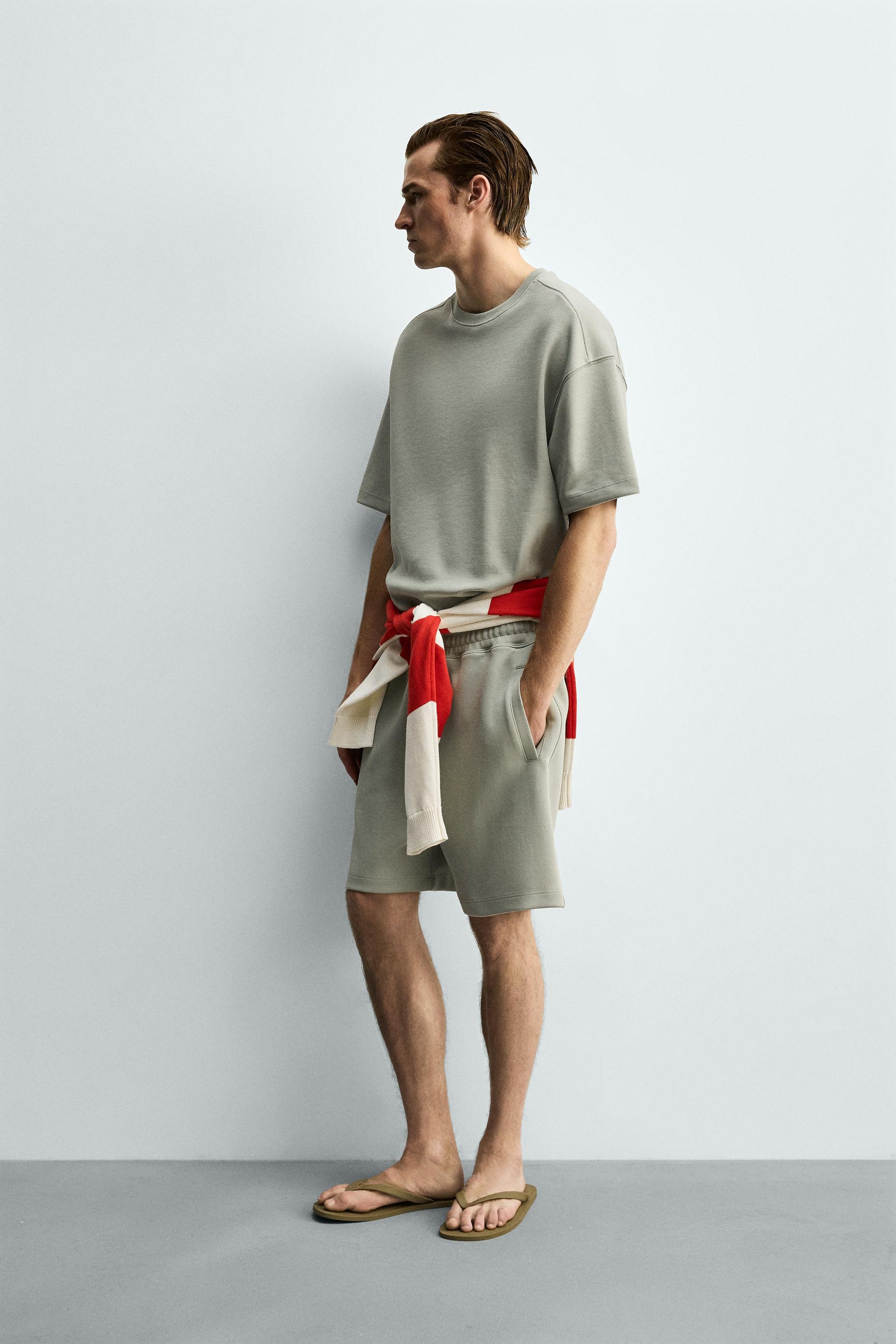 CALÇÕES BERMUDA JOGGER RELAX FIT INTERLOCK