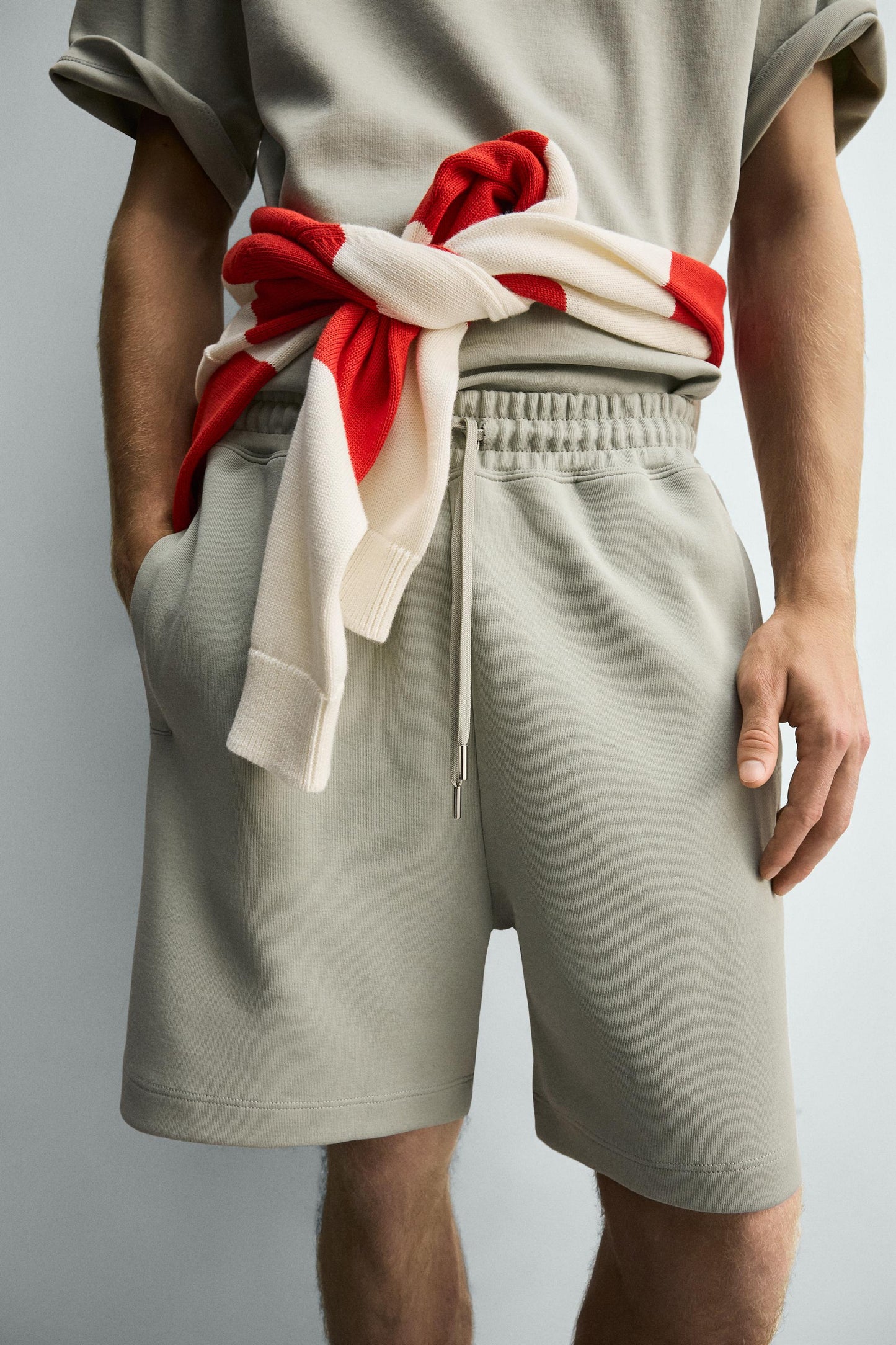 CALÇÕES BERMUDA JOGGER RELAX FIT INTERLOCK