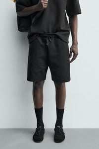CALÇÕES BERMUDA JOGGER RELAX FIT INTERLOCK