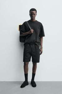 CALÇÕES BERMUDA JOGGER RELAX FIT INTERLOCK