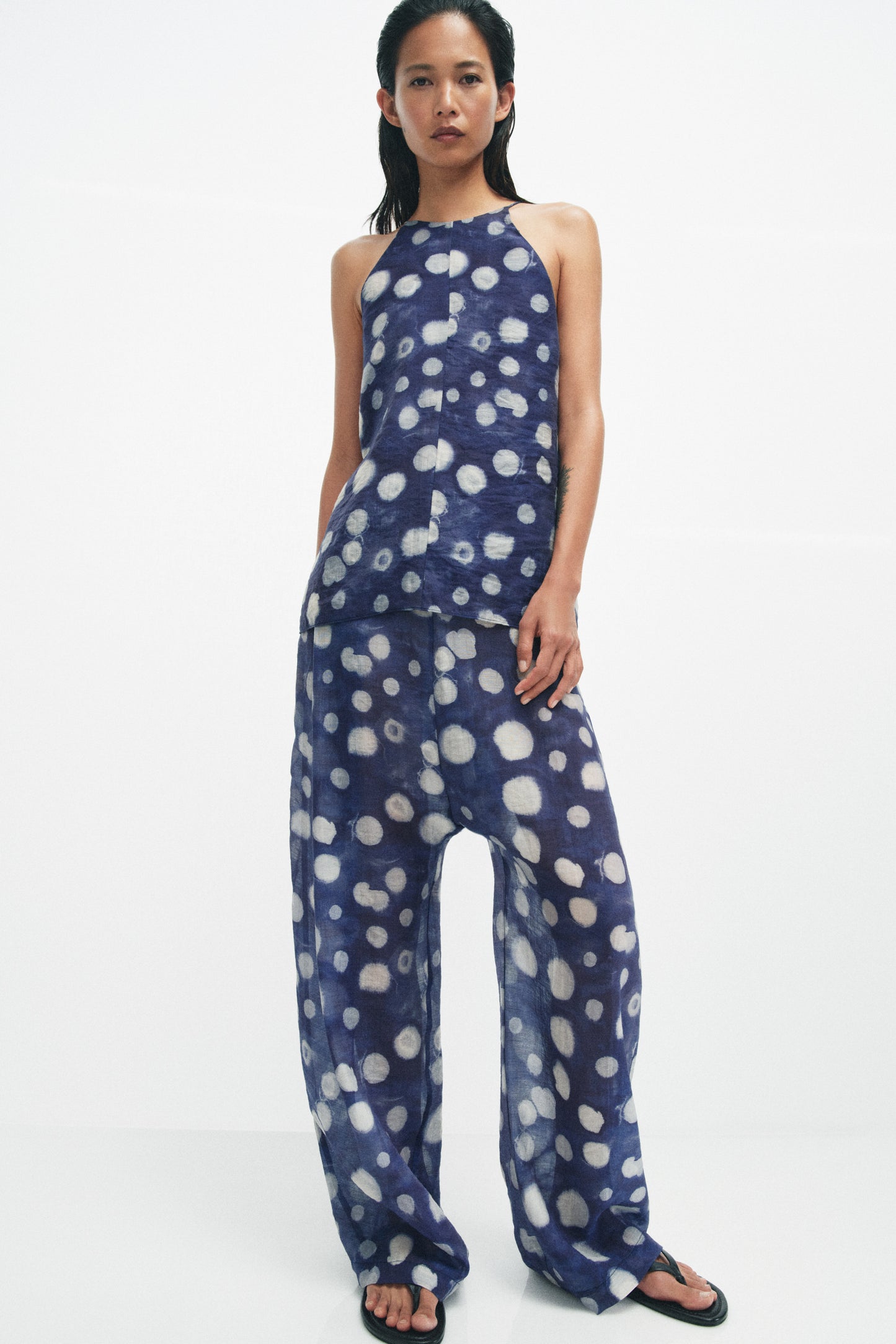 TOP ÀS BOLINHAS ZW COLLECTION - Azul