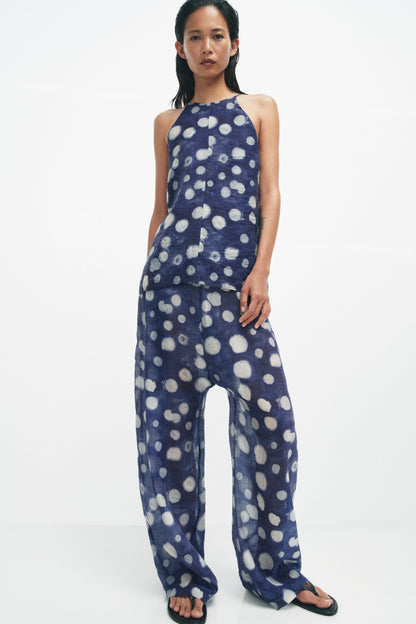 TOP ÀS BOLINHAS ZW COLLECTION - Azul