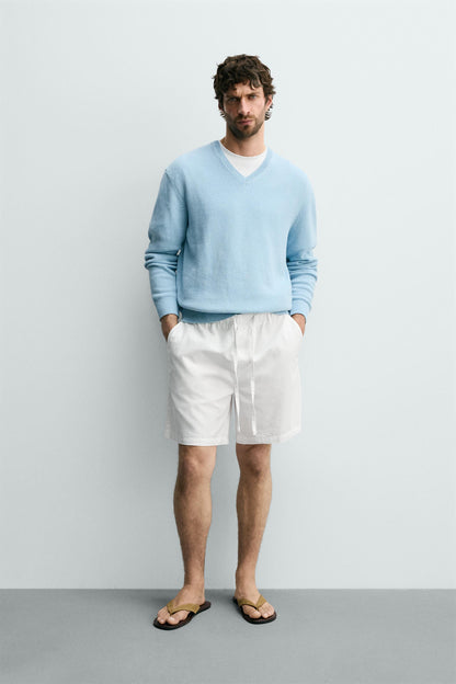CALÇÕES BERMUDA REGULAR FIT ALGODÃO - LIOCEL