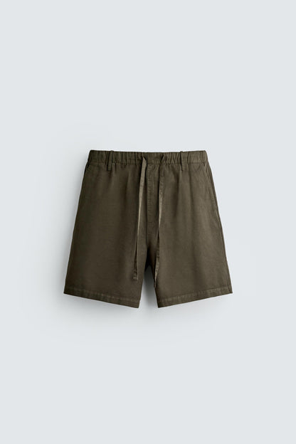 CALÇÕES BERMUDA REGULAR FIT ALGODÃO - LIOCEL