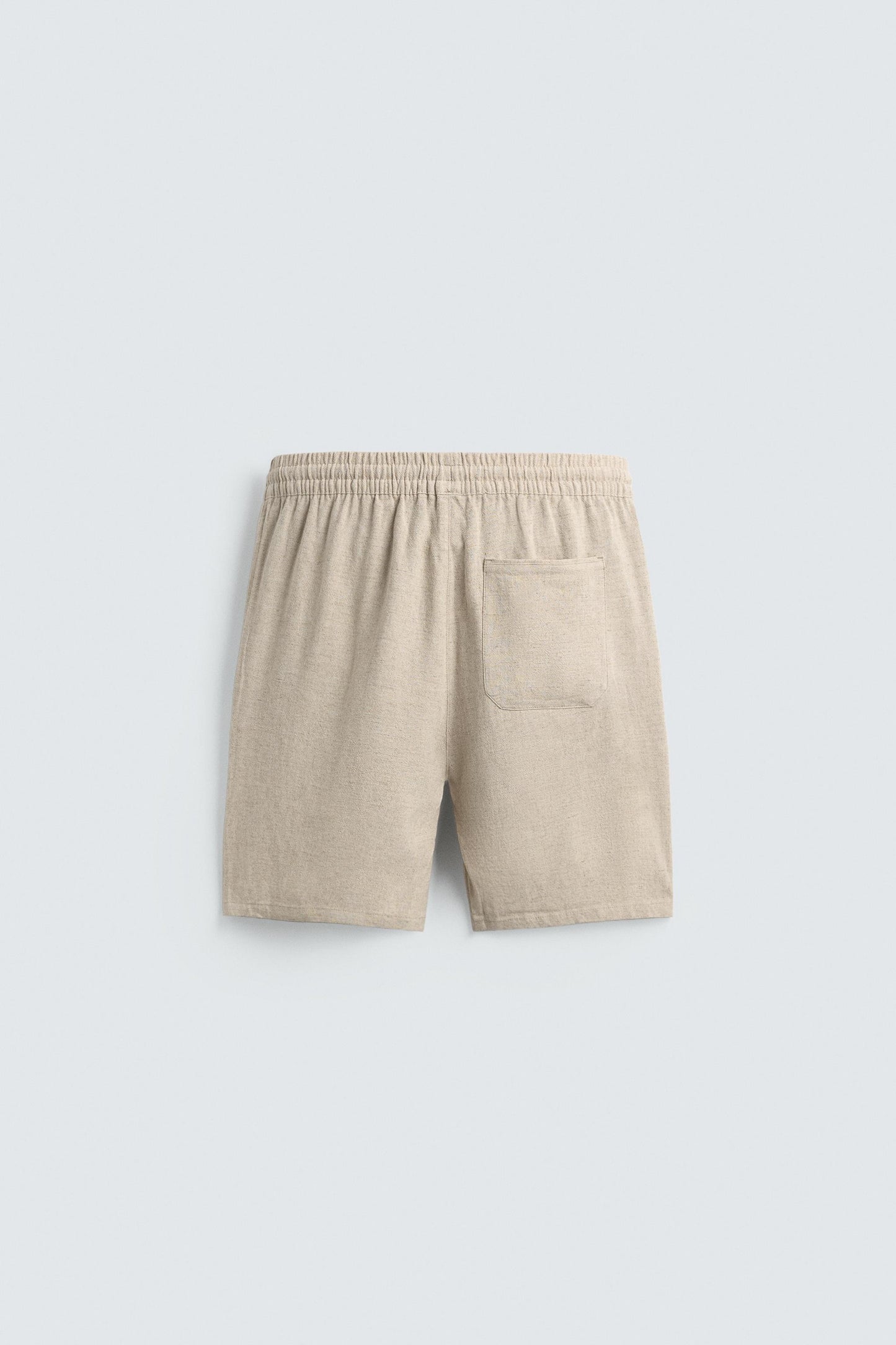 CALÇÕES BERMUDA RELAXED FIT VISCOSE-LINHO