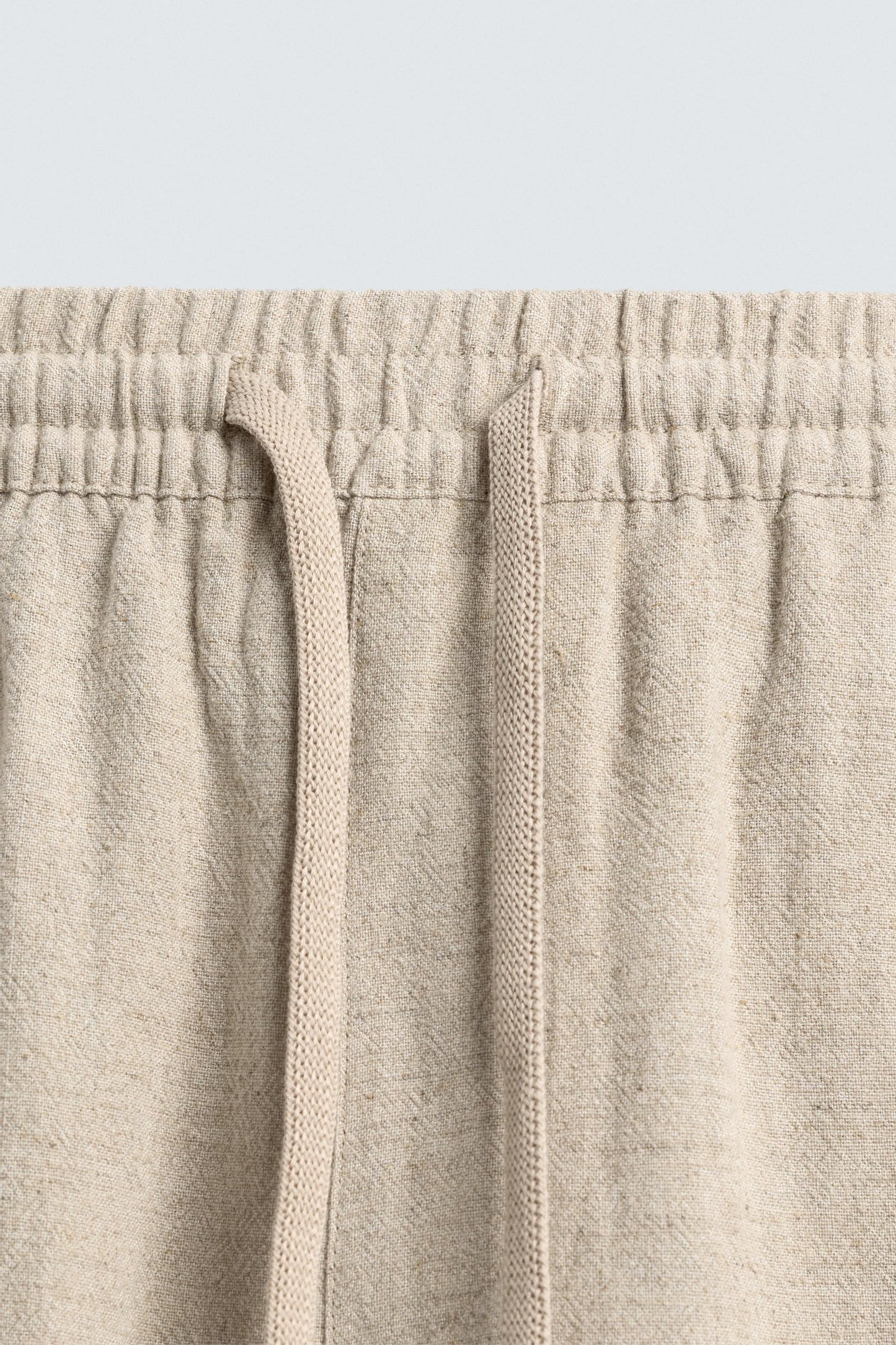 CALÇÕES BERMUDA RELAXED FIT VISCOSE-LINHO