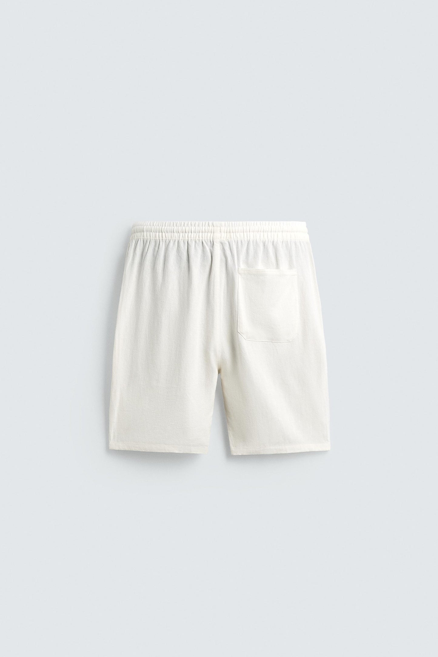 CALÇÕES BERMUDA RELAXED FIT VISCOSE-LINHO