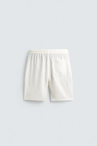CALÇÕES BERMUDA RELAXED FIT VISCOSE-LINHO