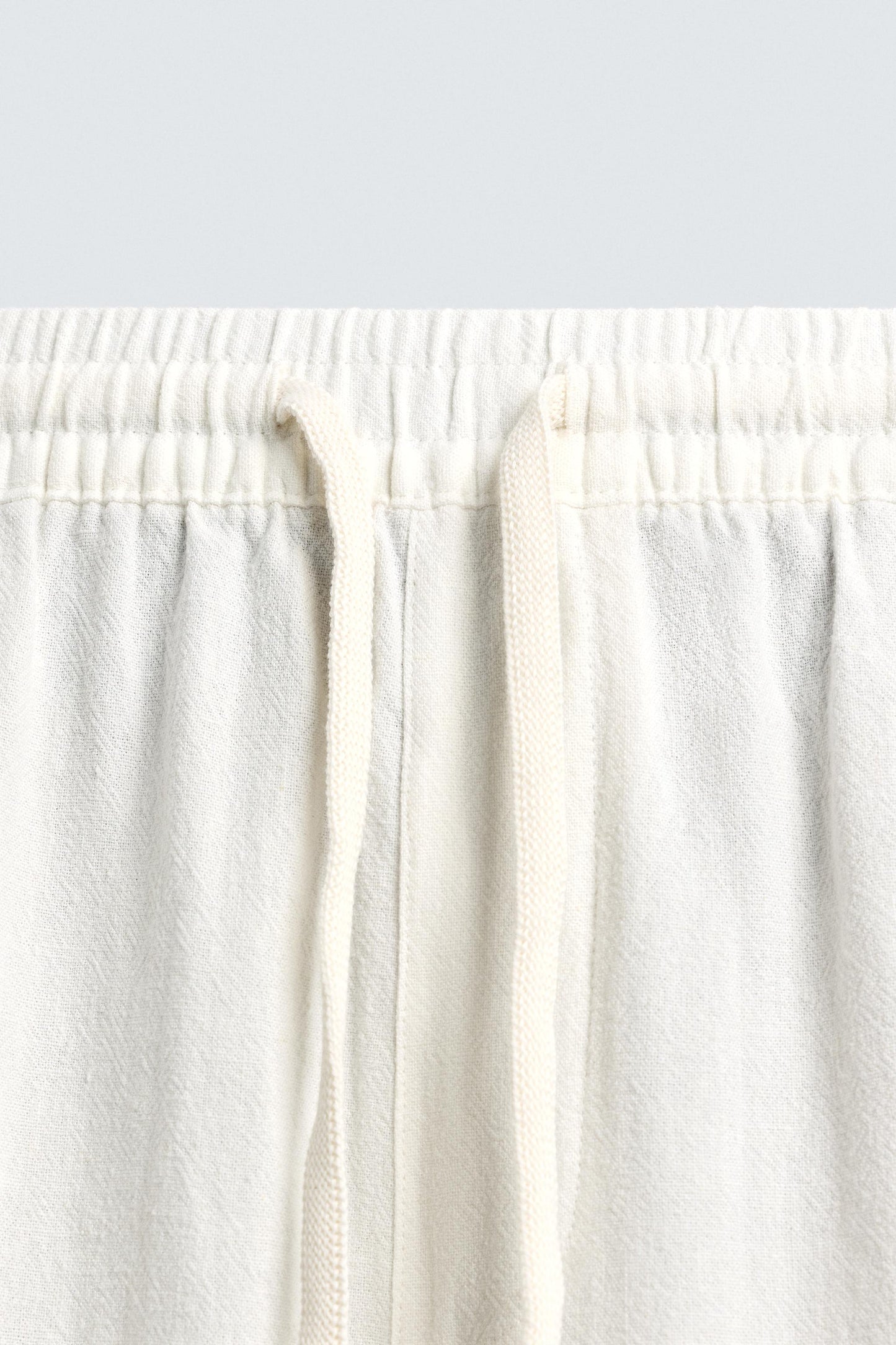 CALÇÕES BERMUDA RELAXED FIT VISCOSE-LINHO