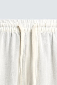 CALÇÕES BERMUDA RELAXED FIT VISCOSE-LINHO