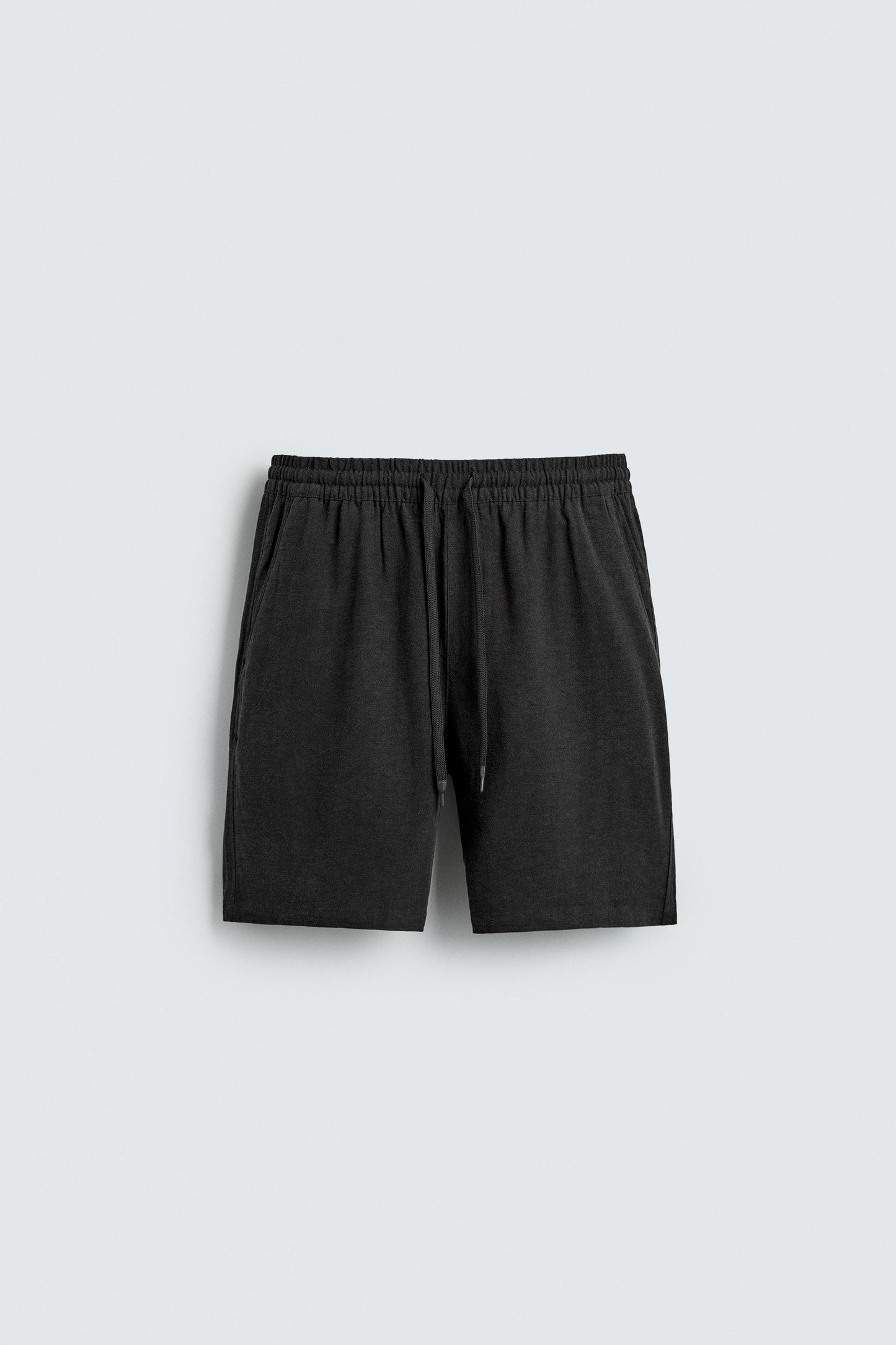 CALÇÕES BERMUDA RELAXED FIT VISCOSE-LINHO