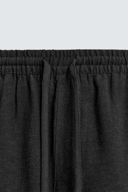 CALÇÕES BERMUDA RELAXED FIT VISCOSE-LINHO