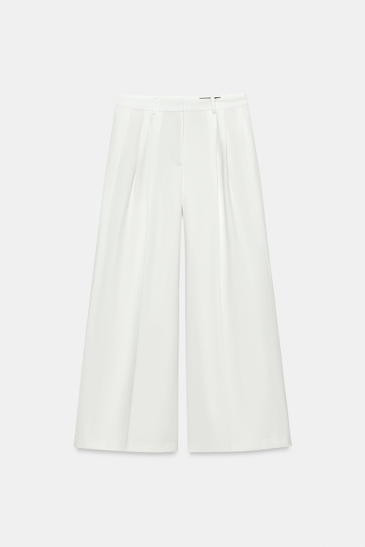 CALÇAS WIDE LEG PREGAS ZW COLLECTION - Branco