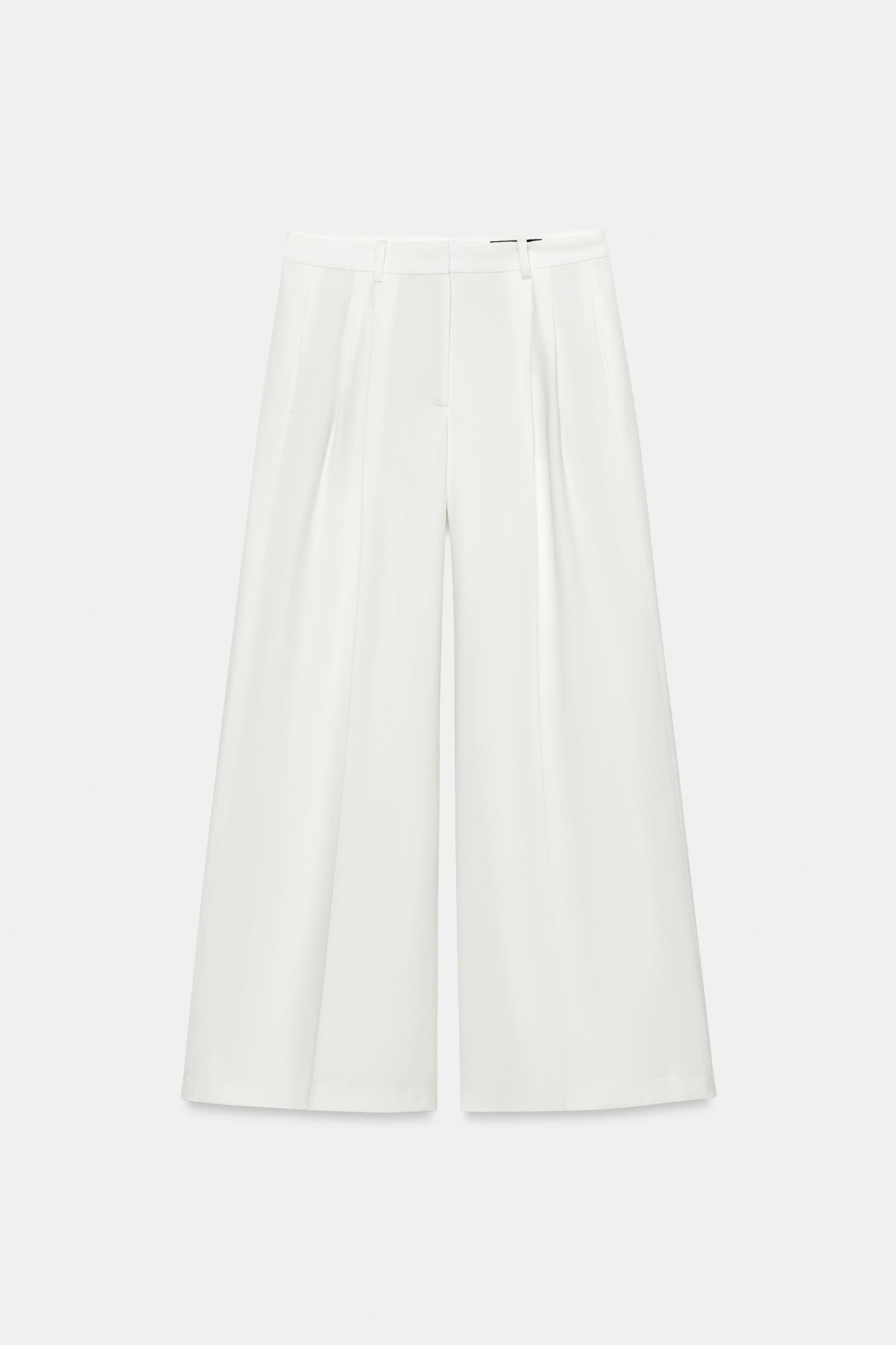 CALÇAS WIDE LEG PREGAS ZW COLLECTION - Branco