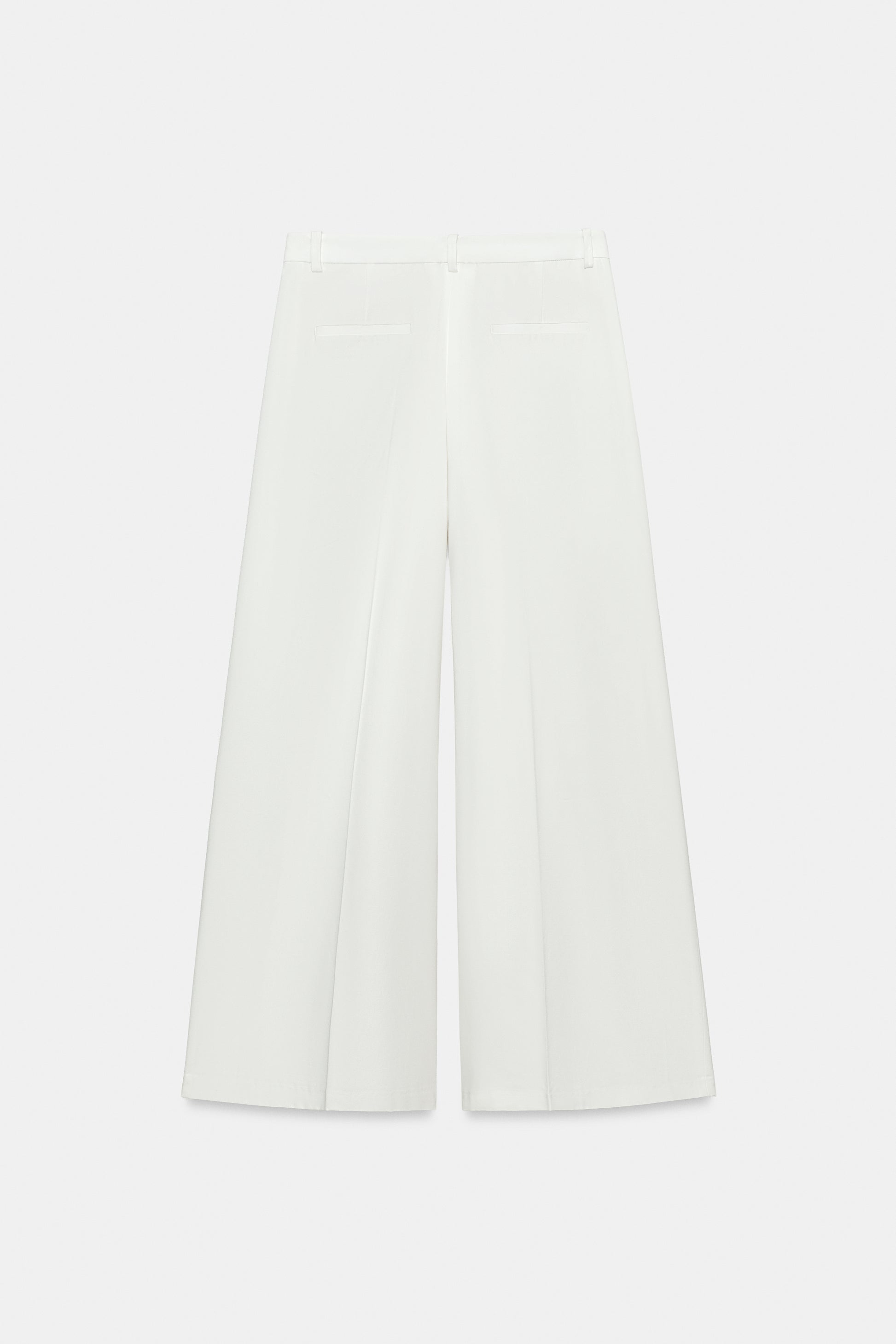 CALÇAS WIDE LEG PREGAS ZW COLLECTION - Branco