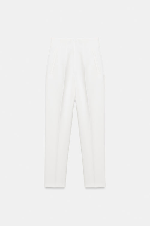 CALÇAS CINTURA SUBIDA - Branco