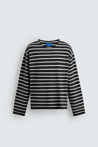 T-SHIRT JACQUARD ÀS RISCAS AARON LEVINE X ZARA